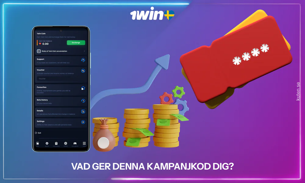 Genom att aktivera kampanjkoden 1win får du en bonus på 500% på dina fyra första insättningar